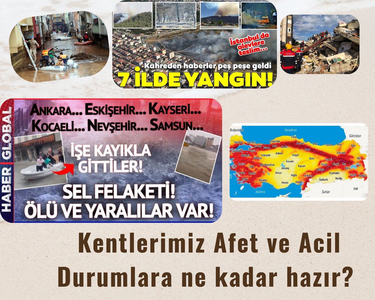 Belediyelerimiz bünyesinde afet ve acil durumlar konusunda öncesi, sırası ve sonrasına dair lisans eğitimi alarak mezun olan Acil Yardım ve Afet Yönetimi bölümü mezun öğrencileri neden yer almıyor?
<a href="/RTErdogan/">Recep Tayyip Erdoğan</a>
<a href="/TBB/">Türkiye Belediyeler Birliği / 1945</a>
<a href="/hayribaracli/">Dr. Hayri BARAÇLI</a>
<a href="/HalilMemisTR/">Halil MEMİŞ</a>
<a href="/mehmetozhaseki/">Mehmet Özhaseki</a> <a href="/yucelyilmazyy/">Yücel Yılmaz</a>
#AYAY