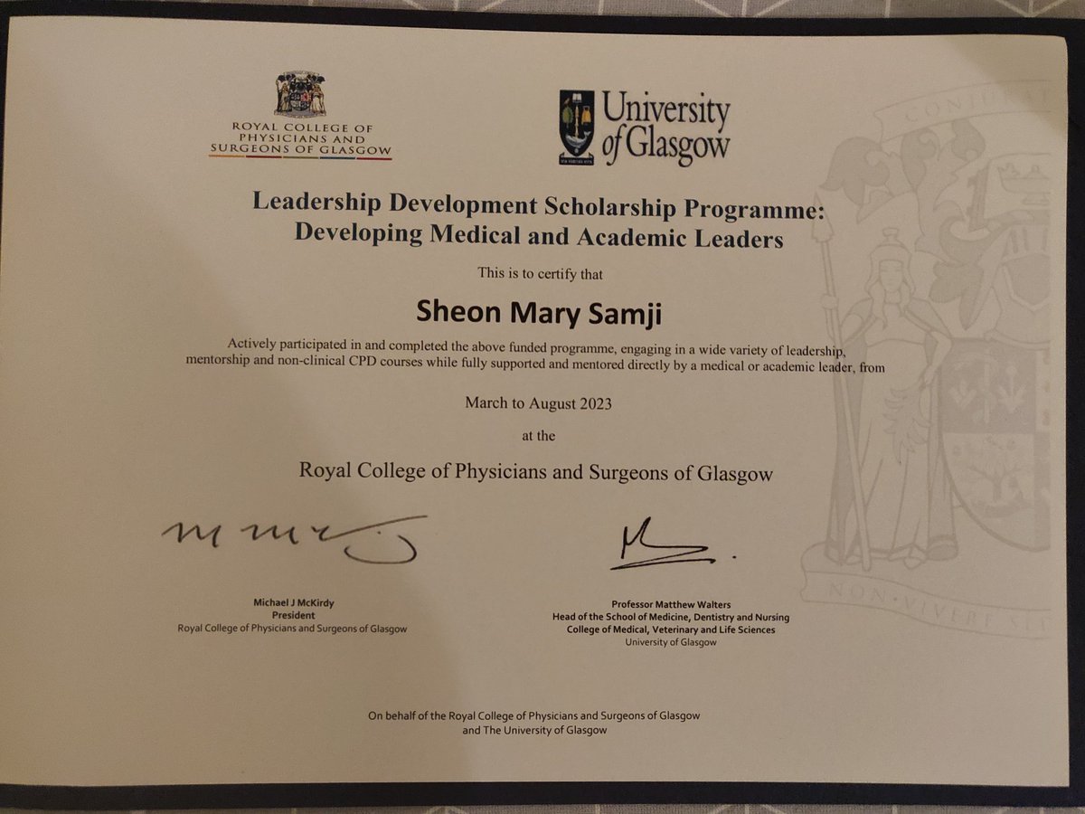 Sheon_Mary's tweet photo. It was a great day with loving husband, amazing friends and a (proud, on annual leave)Mentor😂 who came for my Graduation ceremony 🎓. Thanks to @rcpsglasgow and @UofGMVLS  for organizing a wonderful programme on Leadership #LDSP. Special thanks to @wyliedpod and team.
@UofGSCMH https://t.co/cPprAUAYyG