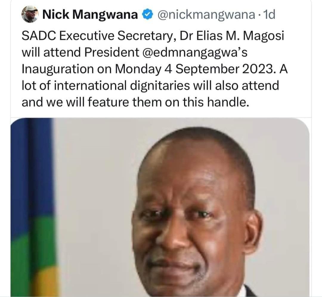 William Jethro Mpofu (@jethro_mpofu) on Twitter photo The pains of <a href="/nickmangwana/">Nick Mangwana</a> to manufacture some semblance of legitimacy for stolen power. A person who lost an election being inaugurated as President: The pains of <a href="/nickmangwana/">Nick Mangwana</a> to manufacture some semblance of legitimacy for stolen power. A person who lost an election being inaugurated as President: