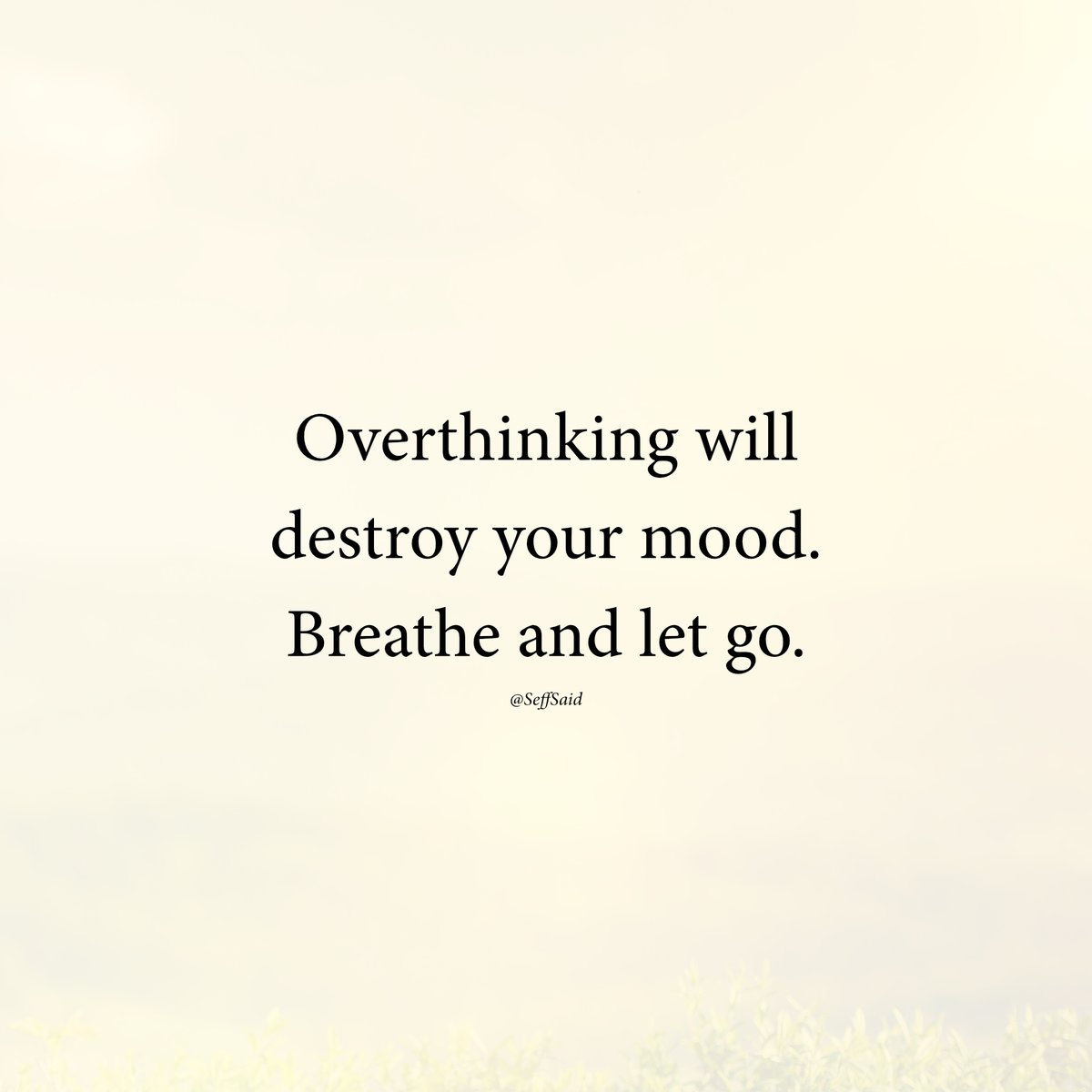 SeffSaid's tweet photo. Breathe and let go. https://t.co/xDbD3z4SVp