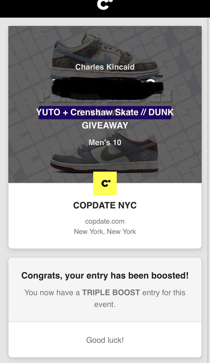 TypeCFilms's tweet image. Cmon @copdate  pllllllllllleeeeasseeee let these be my first ever SBs.. I still have yet to cop one for retail 🙏🏻🙏🏻🙏🏻 had SNKRS acc since 2018 n haven’t hit one