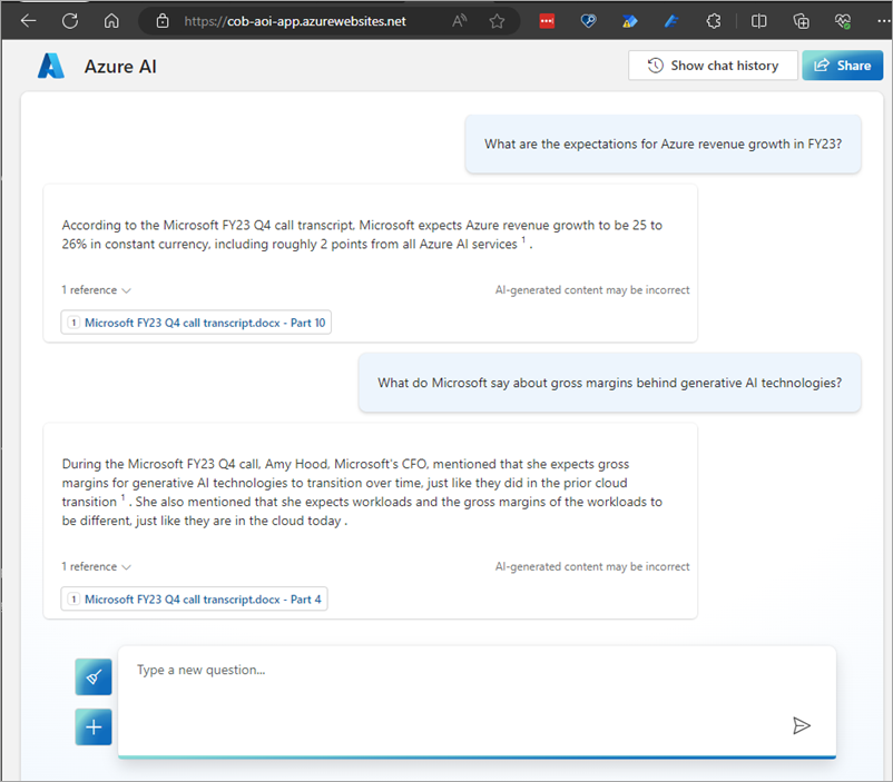 COB blog: Integrating your data with ChatGPT - exploring Microsoft's "Azure OpenAI on your data" accelerator. How to configure it, results of testing, and views on building solutions which combine AI and custom data cob-sp.com/Azure-OpenAI-o… 

#Azure #OpenAI #ChatGPT #Microsoft365