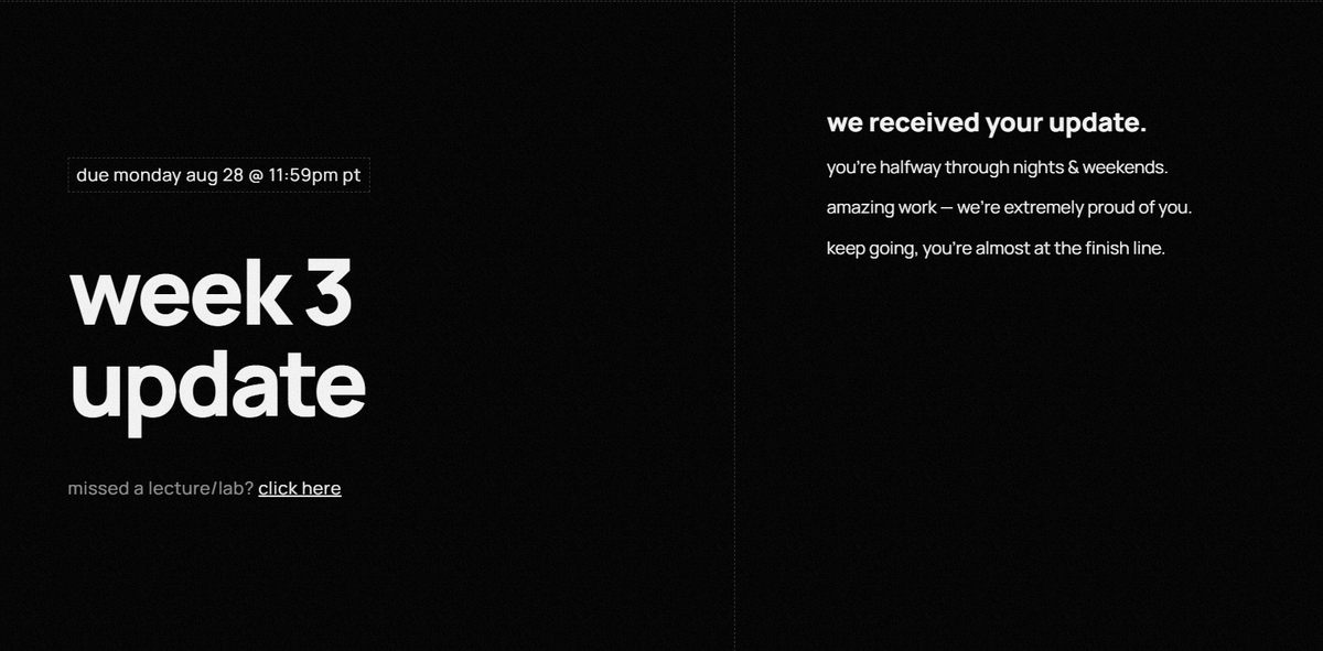 argent_codes's tweet photo. Week 3 update ✅ https://t.co/o2ENGVIJEM