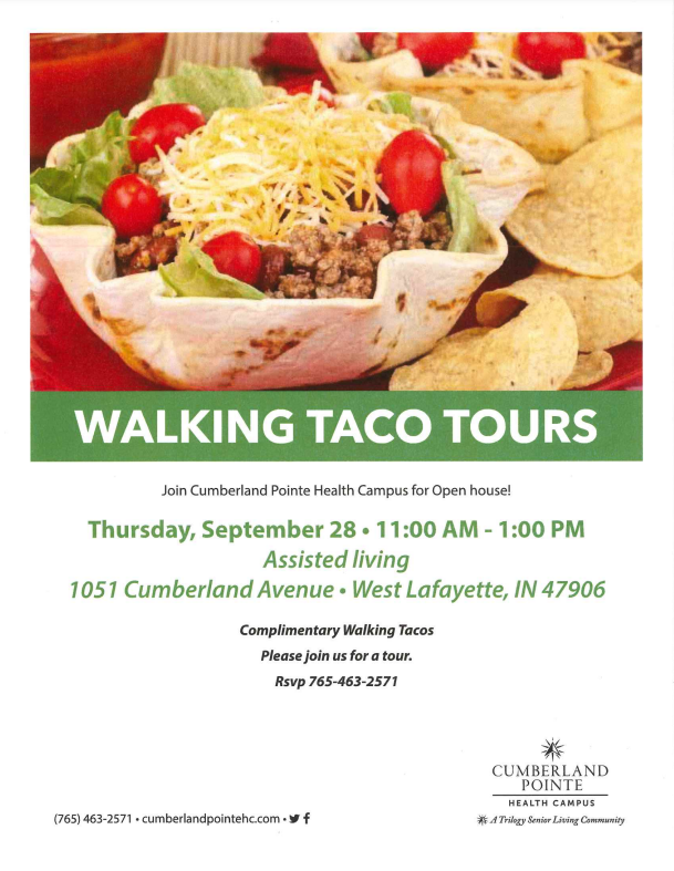 Come on and join us for a tour and a taco!