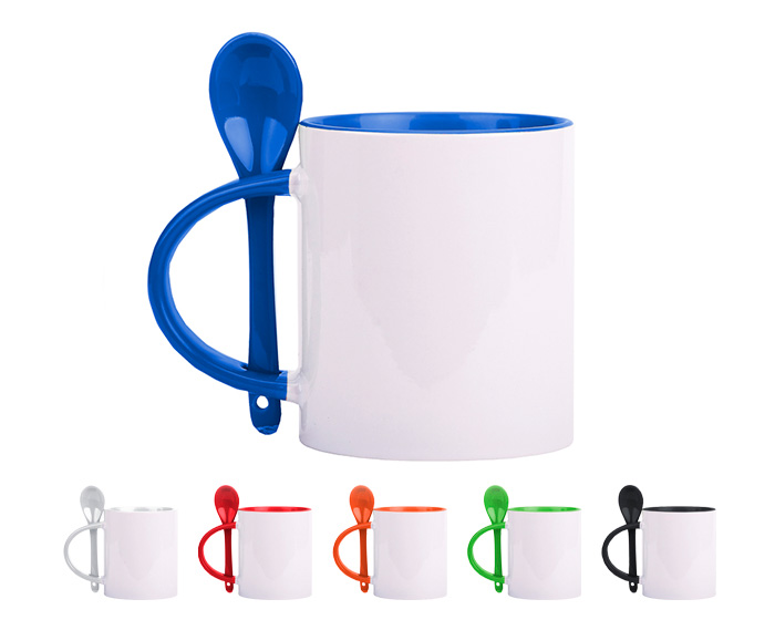 gp_promos's tweet photo. Tarro de cerámica para sublimación con cuchara. El asa e interior vienen en color, cap. 11 oz. Ø 8.3 x 9.6 cm. 12.2 x 2.7 cm.
#gppromocionales https://t.co/dYtaTRf9AX