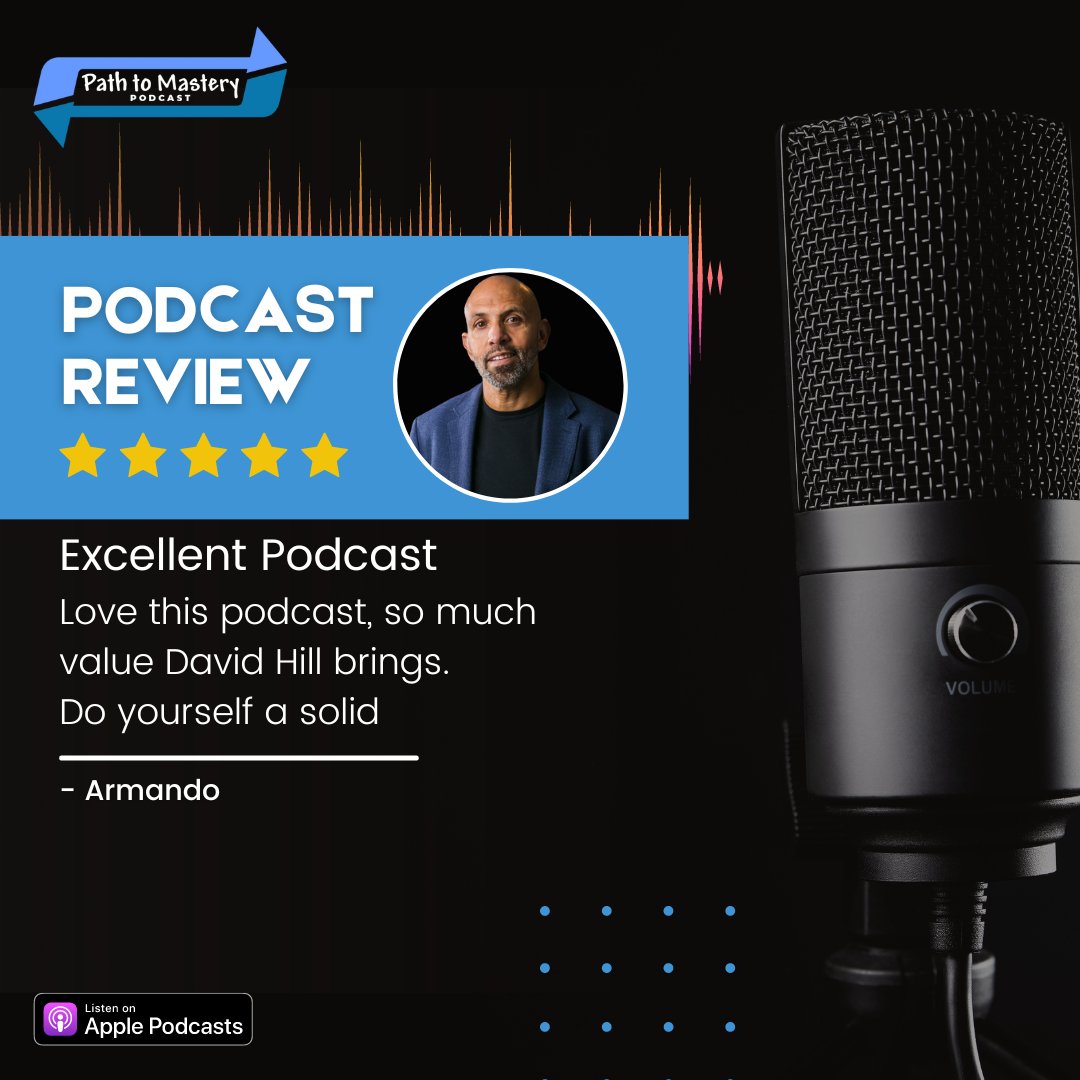 davidihill's tweet image. Deep appreciation goes out to the Path to Mastery Podcast listeners, whose unwavering support is the cornerstone of our success. Let's continue on this journey of constant growth, endless learning, and the pursuit of greatness together! #pathtomasterypodcast #pathtomastery
