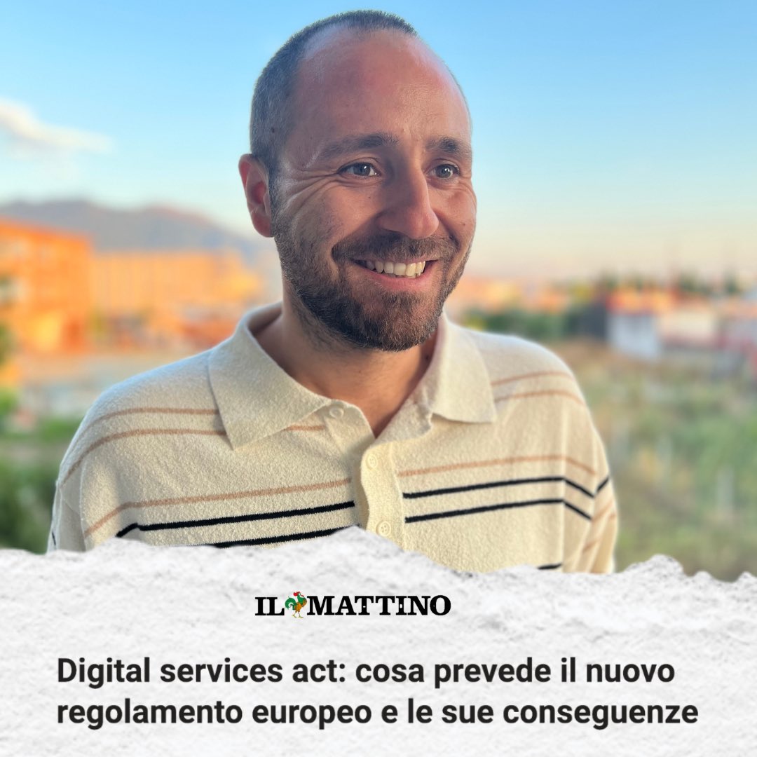 p_incarnato's tweet photo. Ecco una mia intervista su Il Mattino di oggi in cui ho provato a dire la mia sul nuovo regolamento europeo per i servizi digitali, il DSA (Digital Service Act) https://t.co/5lwSFk7WFC https://t.co/tMqtTjcxLq