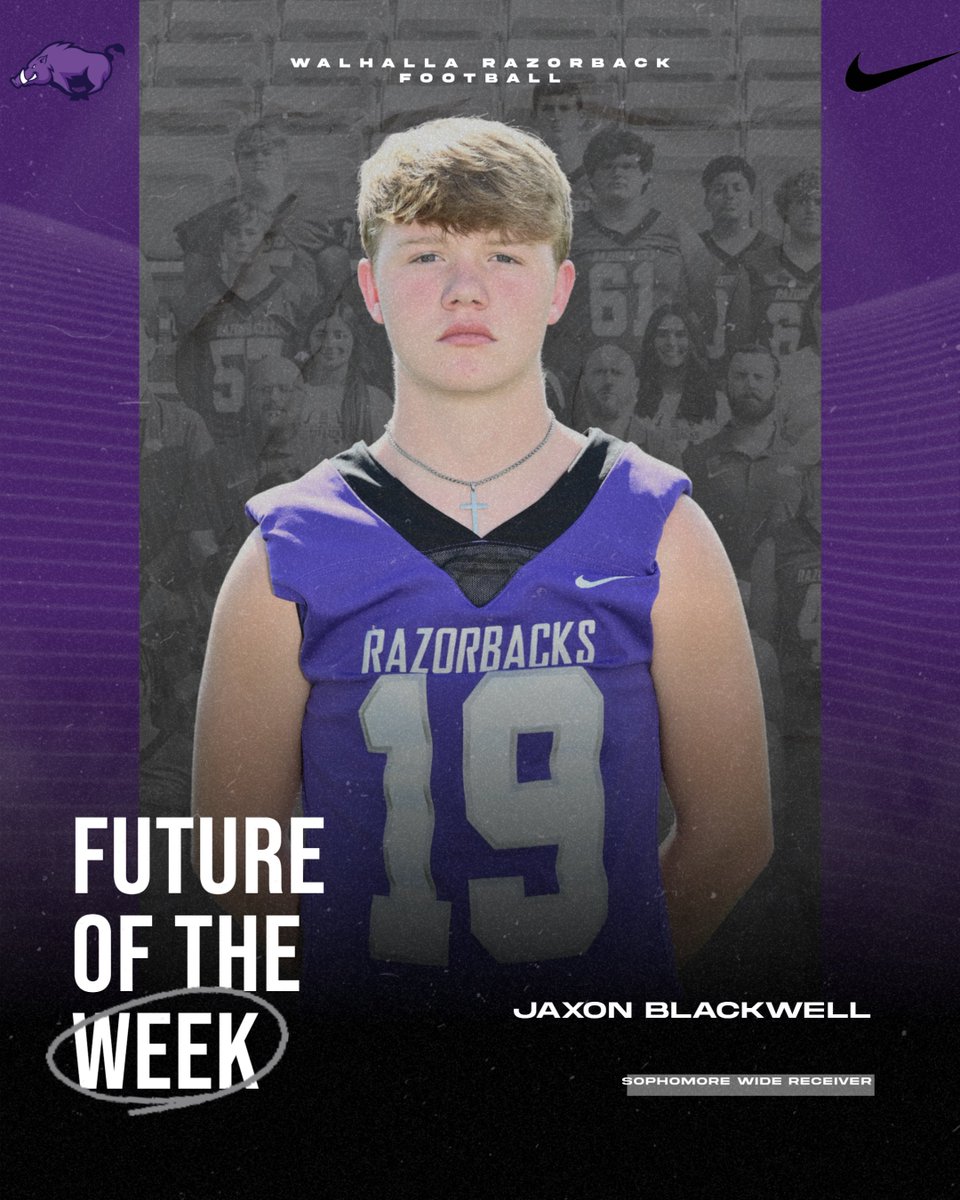 WalhallaHSFBall's tweet photo. Please join us in celebrating our Futures of the Week from this past week vs. Chesnee! https://t.co/fcrMeYVXqR