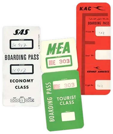 Final call for paper boarding passes? A visual history of the beloved memento buff.ly/3Z3yaGe | Zou jij je papieren boarding pass missen?