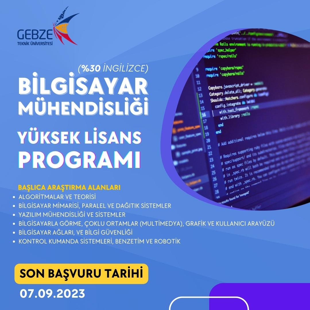 GtuEduTr's tweet photo. Geleceğe yatırım yapın ve Gebze Teknik Üniversitesi'nde araştırma üniversitesi deneyimini keşfedin.

Başvuru son tarihi 07.09.2023
Başvuru hakkında detaylı bilgiye https://t.co/Eepl6MiDnV adresinden ulaşabilirsiniz. https://t.co/rnkvoLIYDE