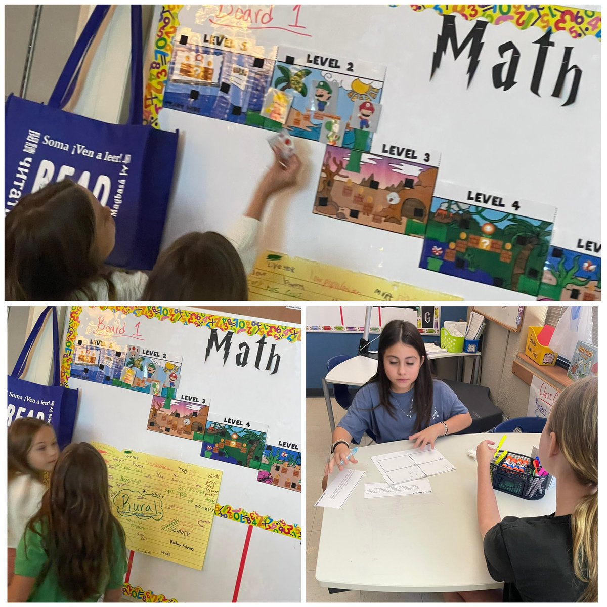 Super Mario math, this morning, to review decimal addition and subtraction!
What a fun way to LEVEL UP in math!
(It also gave me another excuse to add a new costume to my closet. 😉)
#FifthGradeFun <a href="/Cambridge_AH/">🐴Cambridge Elementary AH</a> <a href="/AHISD/">Alamo Heights ISD</a>