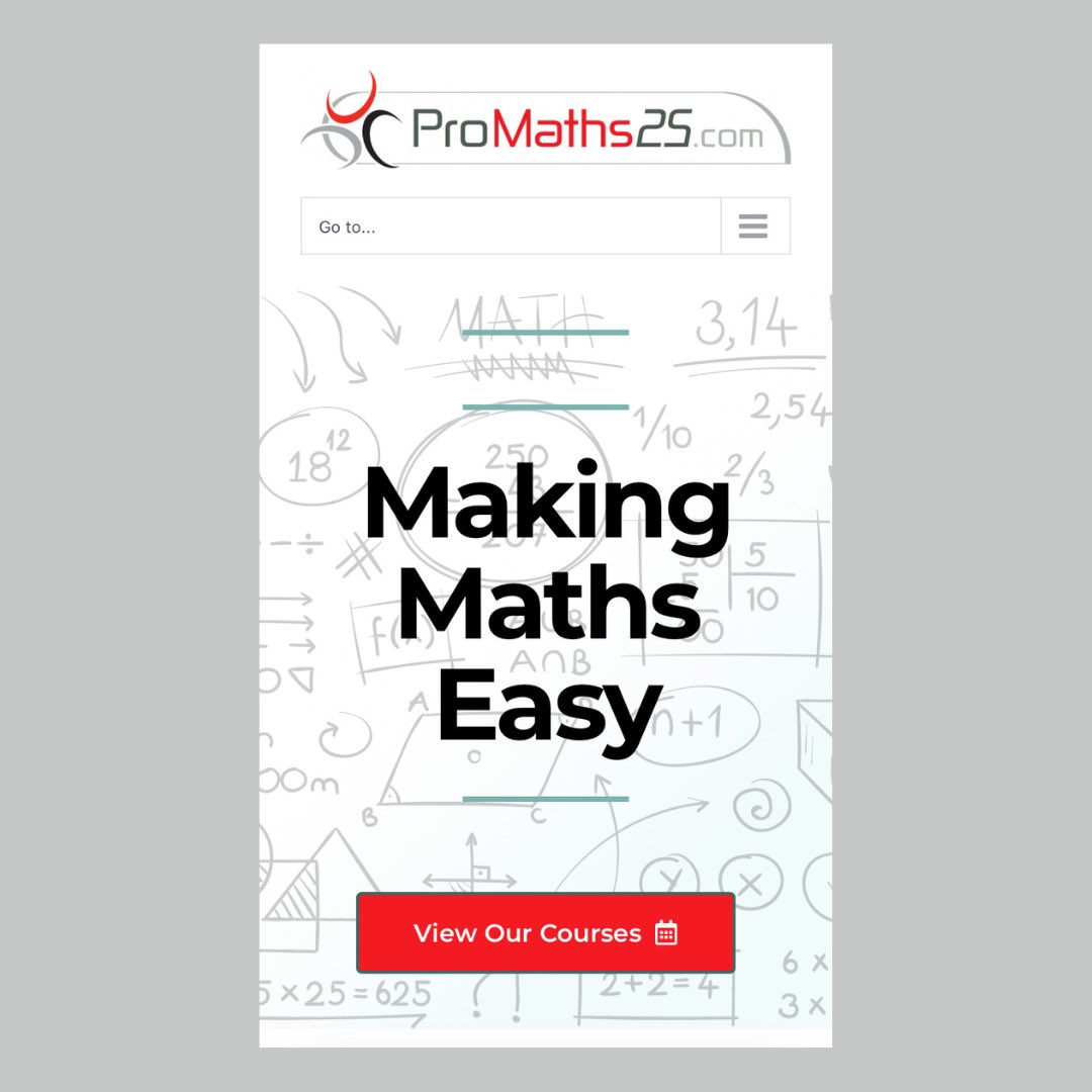ProMaths25's tweet image. 🔥🔥 Math Grinds 🔥🔥

👋 Tutors are experienced state examiners at higher level maths with a wealth of experience

⏳ Live and interactive classes with class recordings also available to review at a time that suits you. 

✅ ProMaths25.com 

😃 Making Maths Easy!