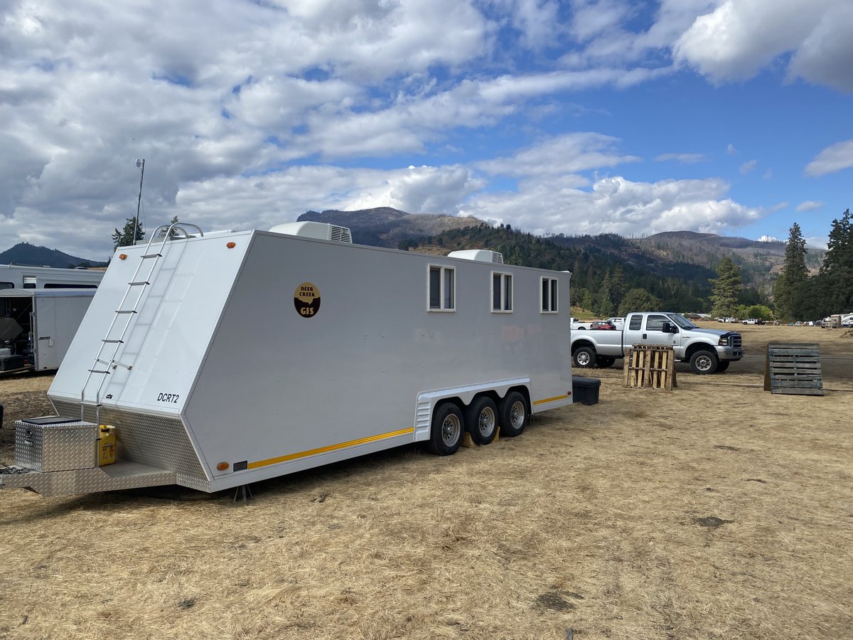 We're out in Glide, OR assisting on fires in the <a href="/UmpquaNF/">Umpqua National Forest</a>.

#GIS #ORfire #Oregon #wildfire #ChilcootFire #RidgeFire