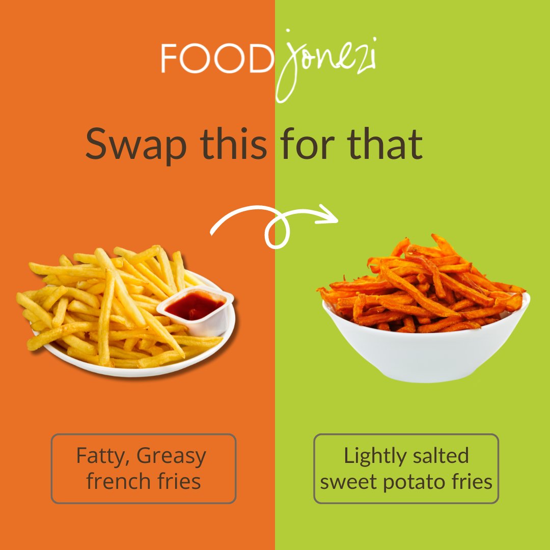 FoodJonezi's tweet photo. Sweet potato is more nutritious and has more benefits than the typical potato because they:
• provide potassium, #vitaminB6, manganese #VitaminA and #VitaminC 
•have a lower glycemic index (GI) compared to  white potatoes 
• higher in dietary fiber
• lower in calories https://t.co/of0DebyMfU