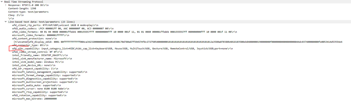 _mattata's tweet photo. Windows has a buitin protocol that allows for a psuedo-RDP like session over P2P radio, doesn't kick the current user out, and allows for hardware (keyboard, mouse, etc..) input over an RTSP stream called User Input Back Channel.
Is crying in the corner part of your threat model? https://t.co/I7Pl8gXFWB