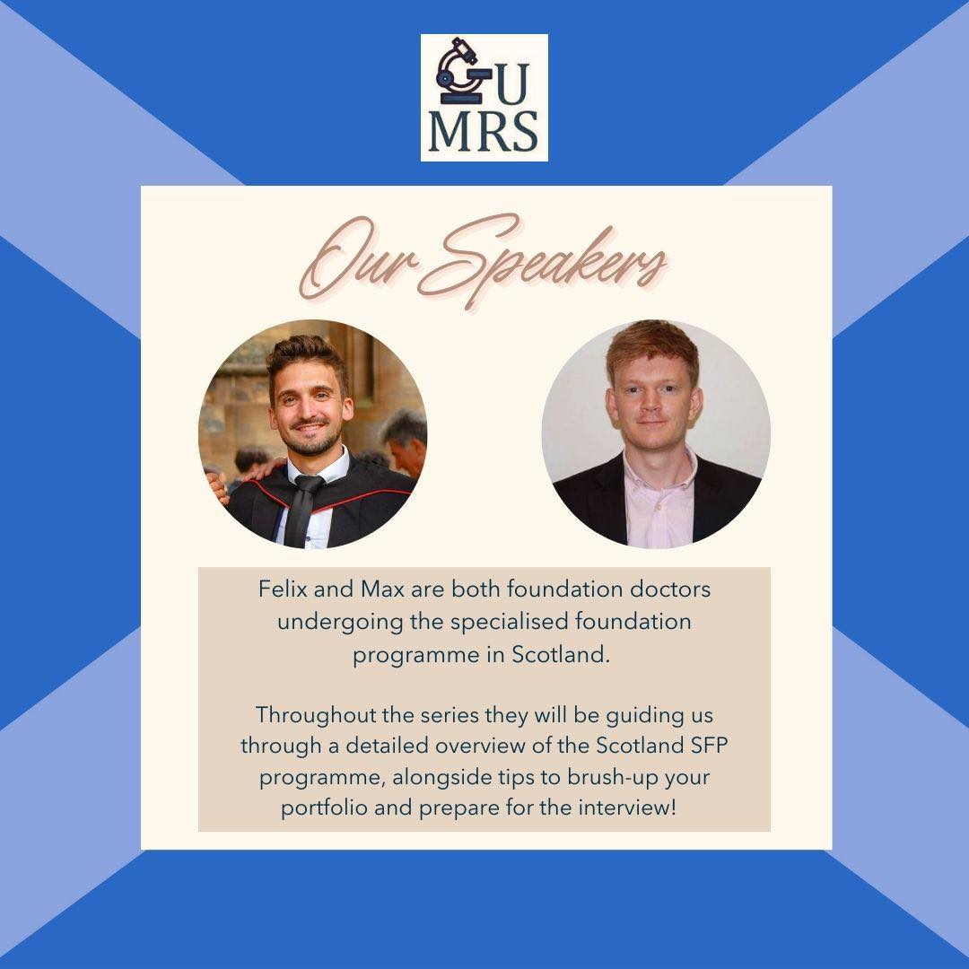 Glasgow University Medical Research Society (@uofg_mrs) on Twitter photo π΄σ §σ ’σ ³σ £σ ΄σ Ώ Are you aspiring to pursue an academic career in Scotland?
Don't miss our first event in the series, "Application Overview and White Space Questions," led by phenomenal Specialised Foundation Doctors, Felix Steckler and Mat Smith. π©Ί
π
Sep 19, 7 PM
π Zoom link in bio π΄σ §σ ’σ ³σ £σ ΄σ Ώ Are you aspiring to pursue an academic career in Scotland?
Don't miss our first event in the series, "Application Overview and White Space Questions," led by phenomenal Specialised Foundation Doctors, Felix Steckler and Mat Smith. π©Ί
π
Sep 19, 7 PM
π Zoom link in bio