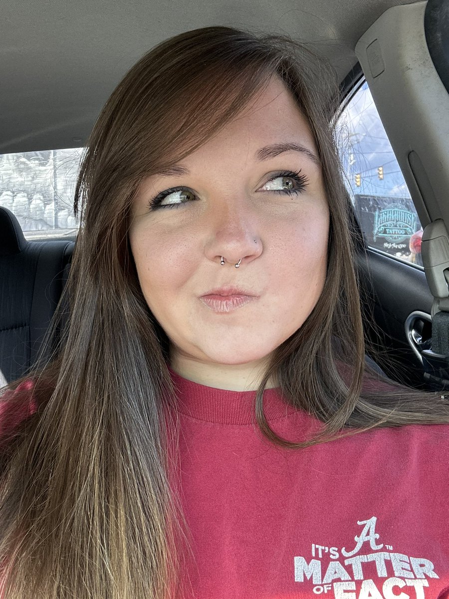flyallier's tweet photo. I did it. And I also pierced my septum. Lmao. https://t.co/9NcT9CeEC5