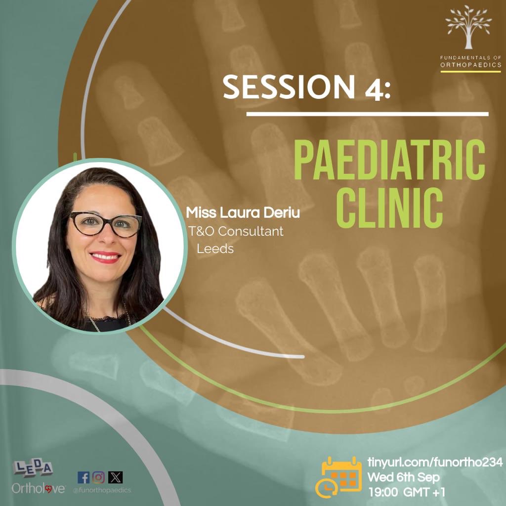 Fundamentals of Orthopaedics (@funorthopaedics) on Twitter photo Paediatric Clinic - Wed 6th September!
We’re looking forward to a fun teaching session by <a href="/laura_deriu/">Laura Deriu</a> 😃
Sign-up: tinyurl.com/funortho234
#ortho #orthopaedics #orthotwitter #funortho <a href="/Kidsortho_leeds/">Leeds Children's Orthopaedics</a> Paediatric Clinic - Wed 6th September!
We’re looking forward to a fun teaching session by <a href="/laura_deriu/">Laura Deriu</a> 😃
Sign-up: tinyurl.com/funortho234
#ortho #orthopaedics #orthotwitter #funortho <a href="/Kidsortho_leeds/">Leeds Children's Orthopaedics</a>