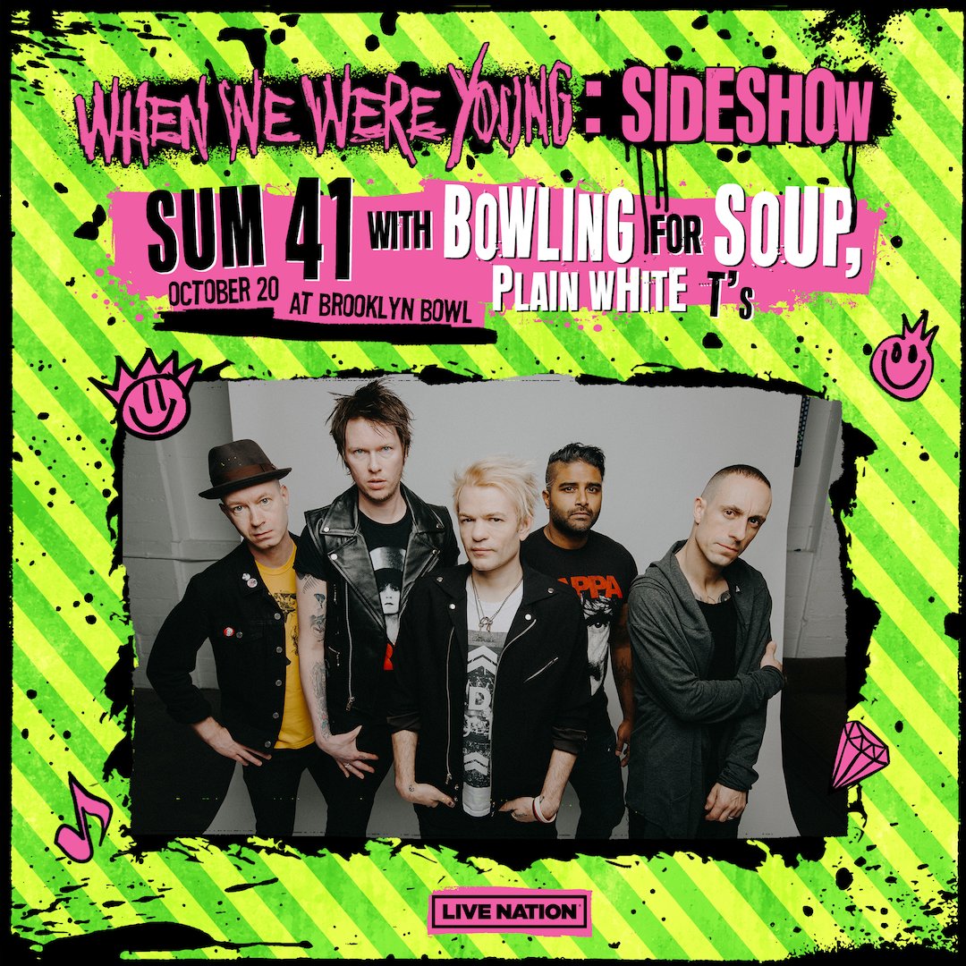 Bid now for the chance to win 10 VIP tickets to the sold out @WWWYFest Launch Party at @BBowlVegas on 10/20! bit.ly/Sum41WWWY Auction closes this Thursday 9/7 at 12:36pm.