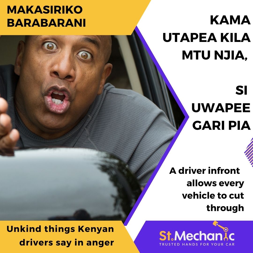 We believe that a large part of prolonging the life of your car or fleet is sober driving. Nothing makes you 'unsober' like RoadRage. Anger impairs focus. Say no to #MakasirikoBaraBarani
