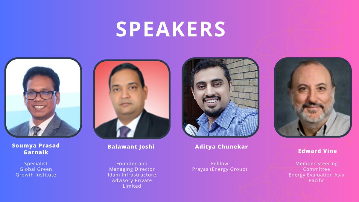 🌟 Exciting News! Last week, EEAP hosted its fourth webinar in our series on 'Evaluation of Energy Policies and Programs in India.' 🇮🇳. Access session materials here 👉 energy-evaluation.org/agenda/eeapweb…
Stay tuned for more enlightening webinars!