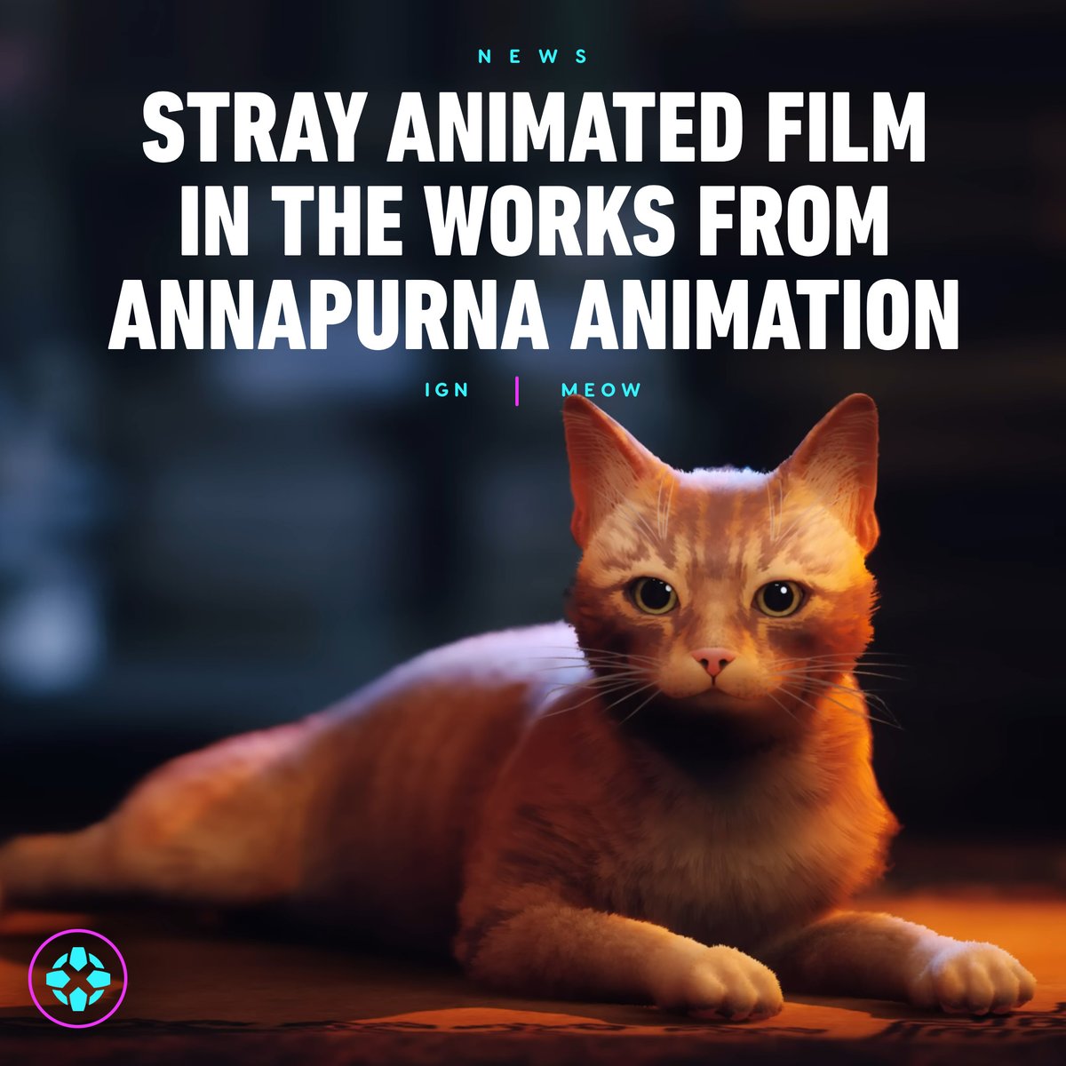 An animated film based on Annapurna's breakout Stray, the post-apocalyptic game where you survive as a cat in an underground city populated by robots, is in the works.