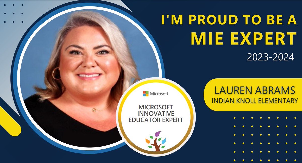 🎉 Excited to join @alysoncounts as my SY23-24 #MIEE twin @IndianKnollES ! 👯‍♀️💖 This is going to be the best year yet implementing meaningful technology within classrooms! #MicrosoftEdu #MIEExpert @ITSCCSD #ccsdConnectED24