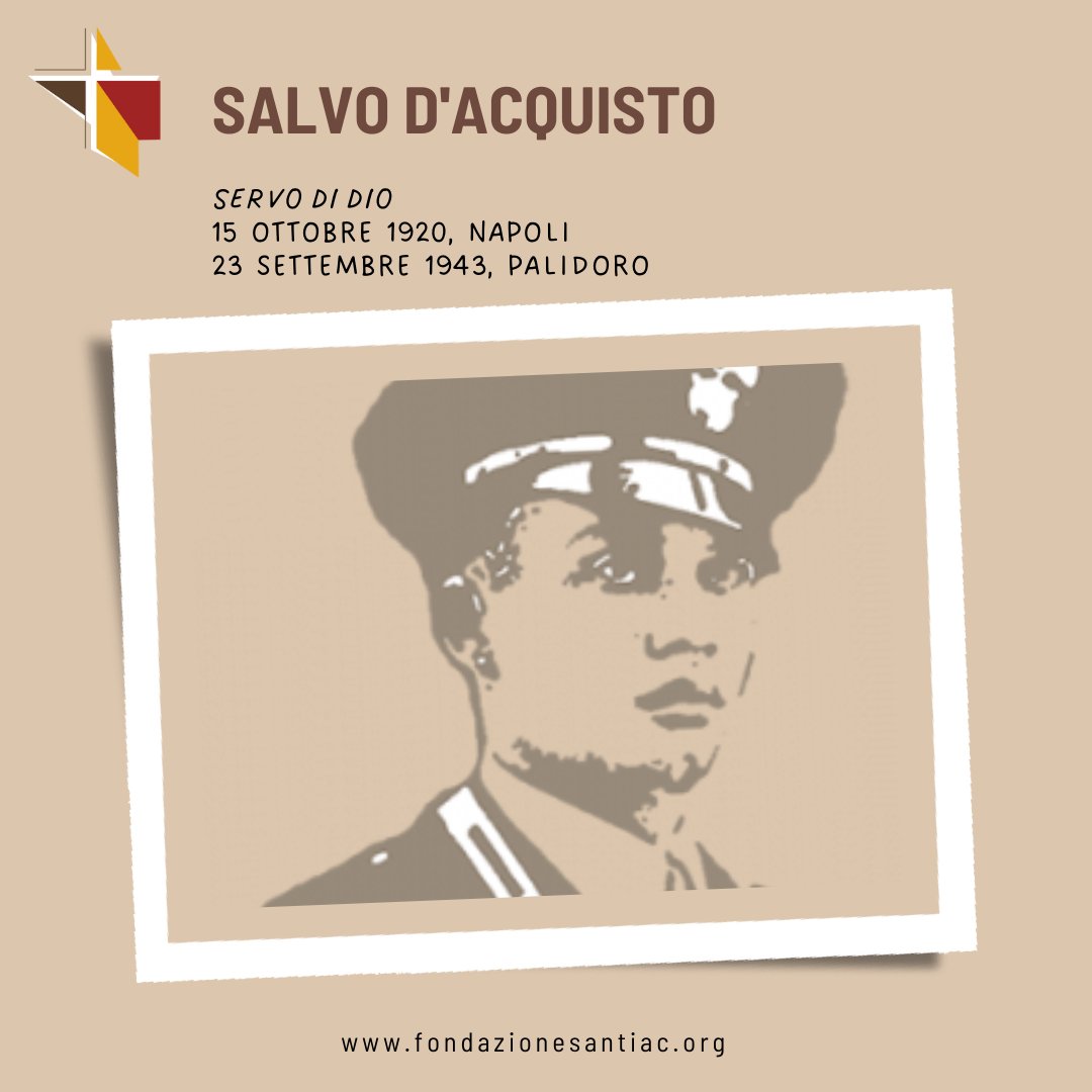 CA_Forum's tweet photo. «La storia dell'Arma dei #Carabinieri dimostra che si può raggiungere la vetta della santità... Penso,qui,al vostro collega, il vicebrigadiere Salvo D'Acquisto, medaglia d'oro al valore militare, del quale è in corso la causa di beatificazione.» San Giovanni Paolo II #testimoniAC https://t.co/yT4KXfaCBA