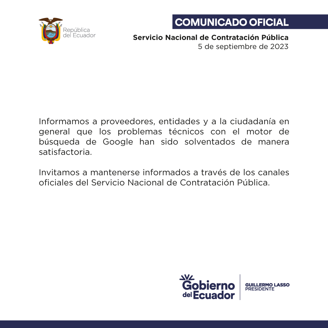 SERCOP 🇪🇨 tweet media