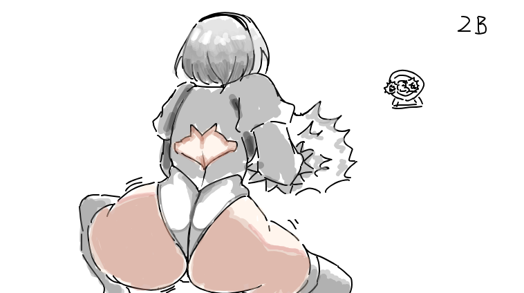 「配信視聴ありがとう!2Bのケツは最高や20230905分#garticphone」|そうすけのイラスト
