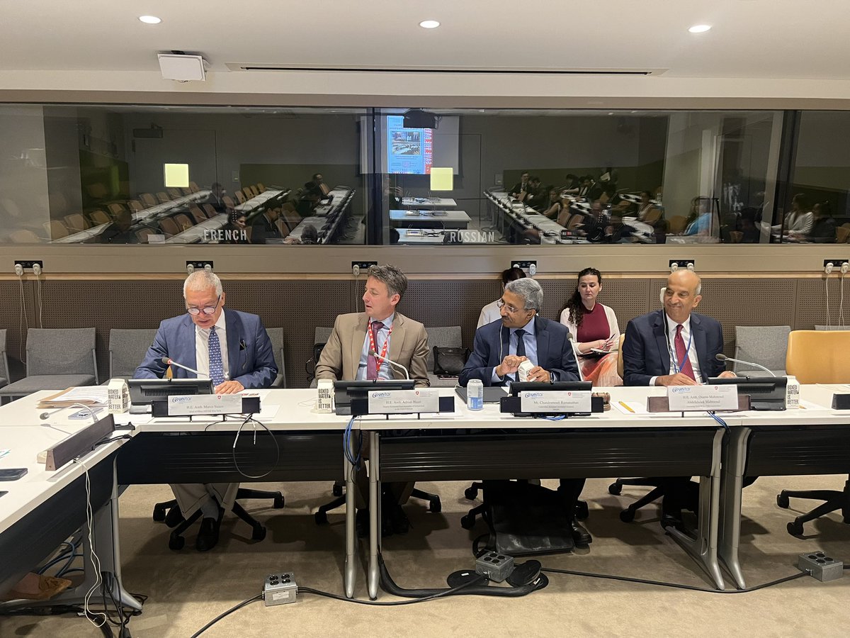 UNITAR_NYO's tweet image. HAPPENING NOW:

The 2023 Joint Swiss-UNITAR Briefing on Budgetary Matters has launched this morning - the three-day briefing is specifically curated for incoming Fifth Committee members in preparation for the coming year. 🇺🇳

#UNITAR #Swiss #FifthCommittee