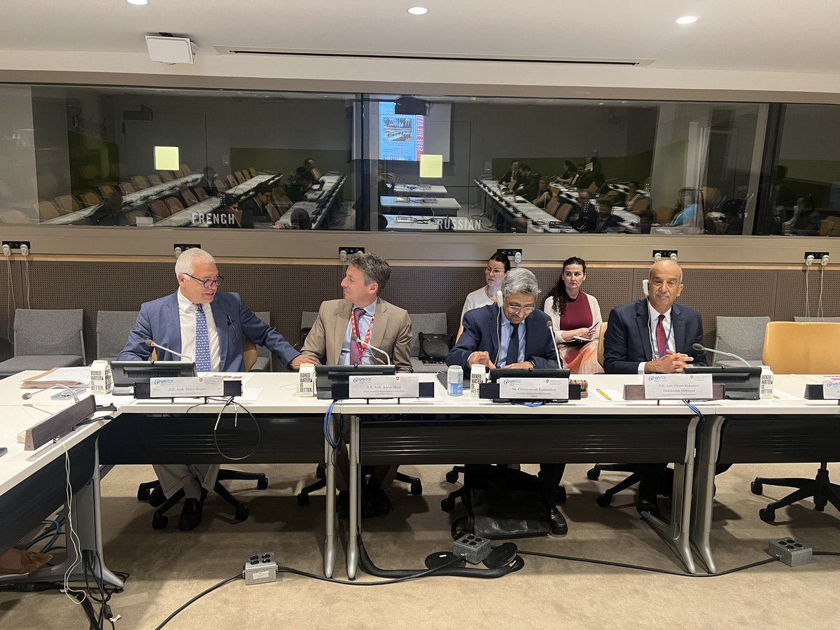 UNITAR_NYO's tweet image. HAPPENING NOW:

The 2023 Joint Swiss-UNITAR Briefing on Budgetary Matters has launched this morning - the three-day briefing is specifically curated for incoming Fifth Committee members in preparation for the coming year. 🇺🇳

#UNITAR #Swiss #FifthCommittee