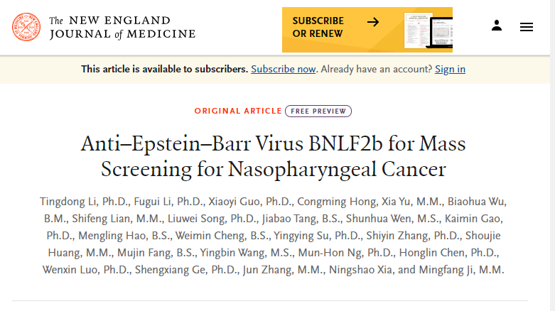 DrYukselUrun's tweet image. New breakthrough for nasopharyngeal carcinoma screening! 🎉 
🔘 🧪🔍The P85-Ab  biomarker outperforms the standard two-antibody method in sensitivity,  specificity, and positive prediction. Early detection is on the horizon!
 #CancerResearch #EBV
@nejm @OncoAlert @OncBrothers