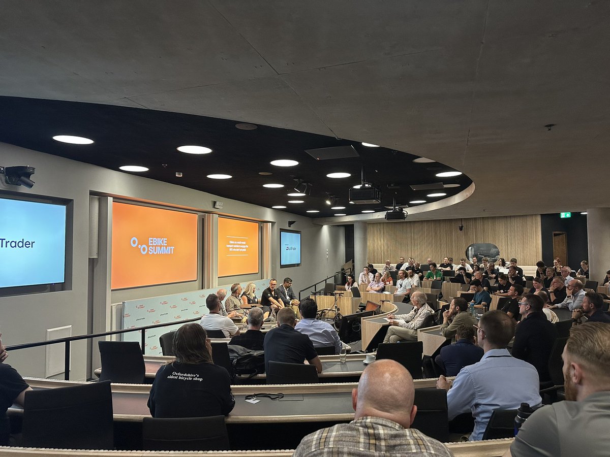 It’s all go at the @EbikeSummit at the @BlavatnikSchool in Oxford today… The eBike isn’t for ‘electric’, it’s for ‘enabling’ … common consensus across all governing bodies, policymakers, distributors and brands alike in driving awareness for the industry.