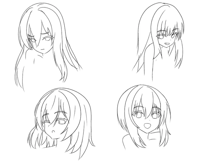ちょっと絵柄練習も兼ねて 