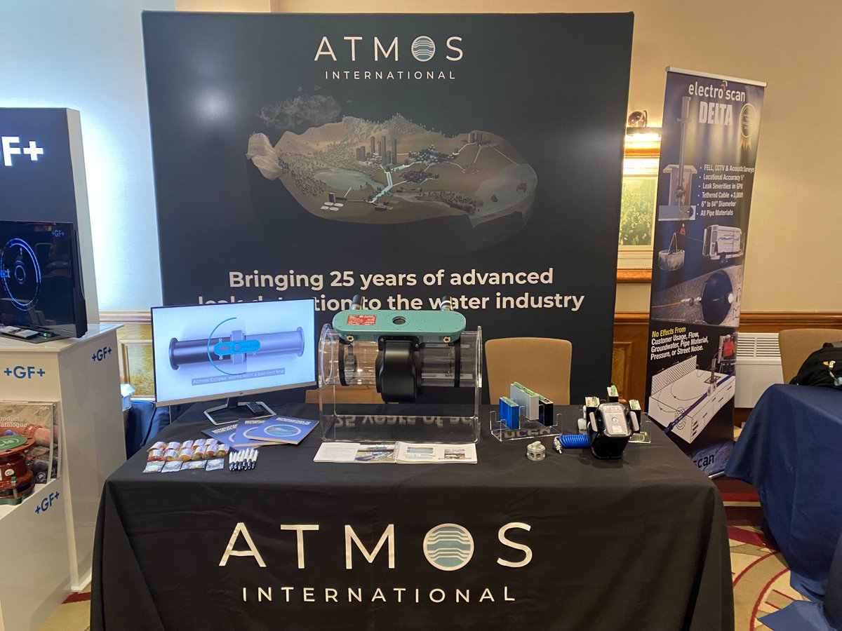 For the opportunity to learn directly from our experts about how we're bringing 25 years of advanced leak detection to the water industry, visit us today and   tomorrow at the Global Leakage Summit.

atmosi.com/en/news-events…

#water #leakdetection
