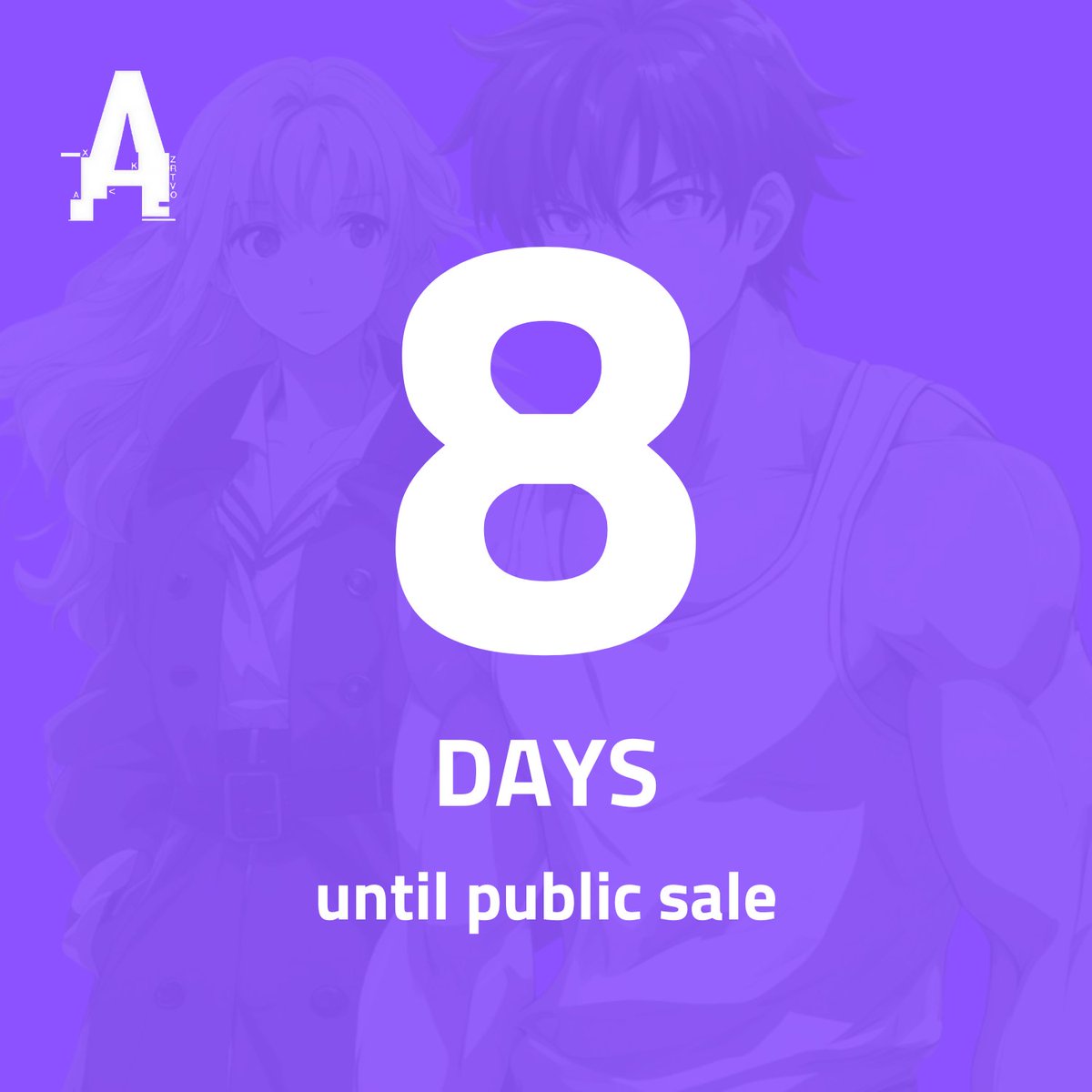 real_azurek's tweet photo. Azurek Public Sale is coming in 8 days!🔥 

⏰On 13th September 17.00 UTC we will hold our public sale.

#azurek #UpcomingReleases #Giveaway #ethereum #cryptocurrencies #publicsale #CRYPTONEWS #anime https://t.co/cvs8Tdpgs1