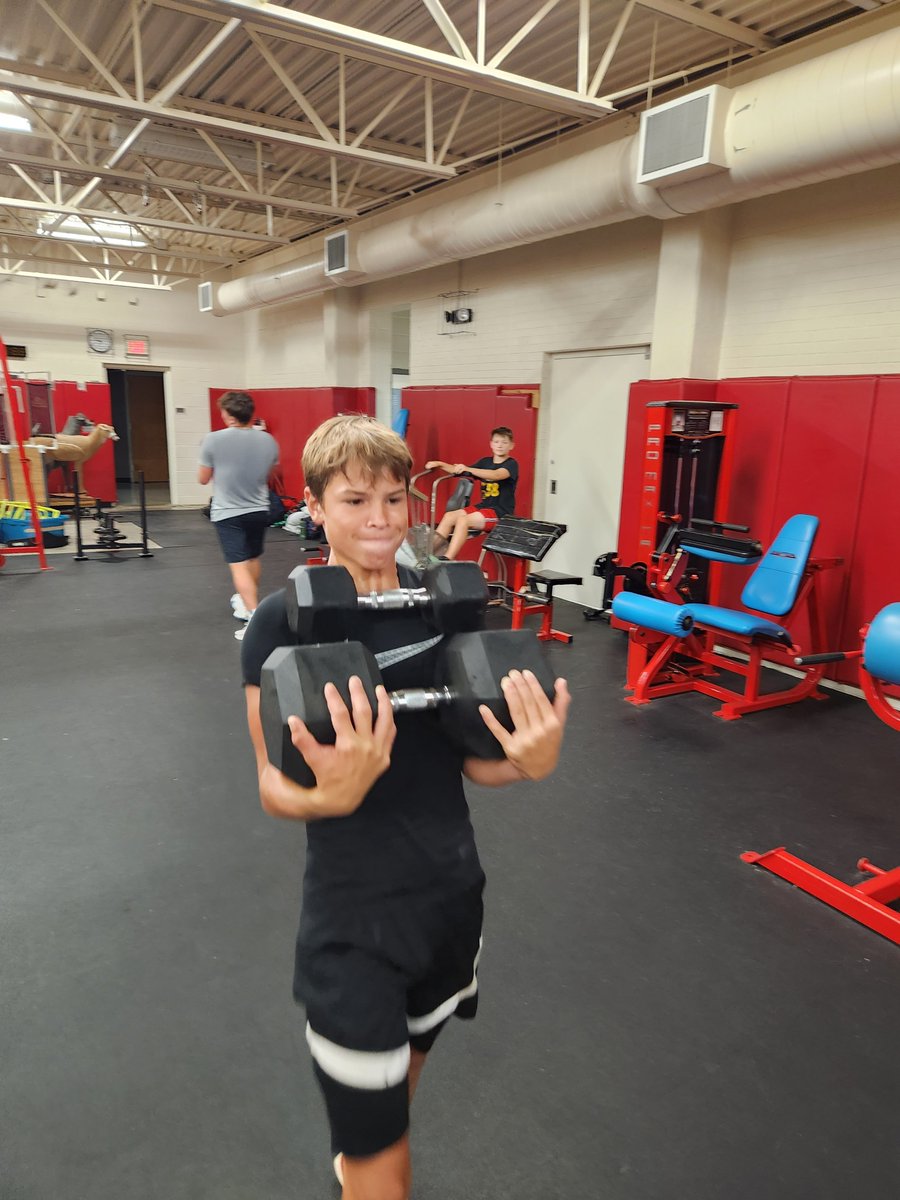 EBStrength's tweet photo. Competition raises the bar! Shoutout Kyle Peck for carrying over his body weight! Loved watching the "who can carry more" battle between @CODYFOX94 and @jrgericke! These guys never miss and bring it every day they are in the room! #BucTough https://t.co/WupMZxDE2A