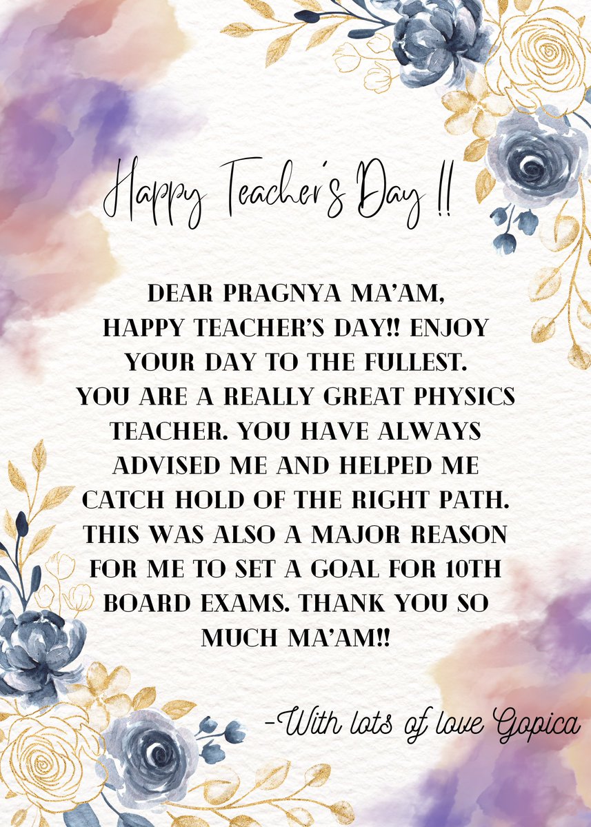 pragnya16's tweet photo. The reason you stick to the profession despite all the hardships n challenges 
 
#HappyTeachersDay 💙 https://t.co/nFyHr7ULNC