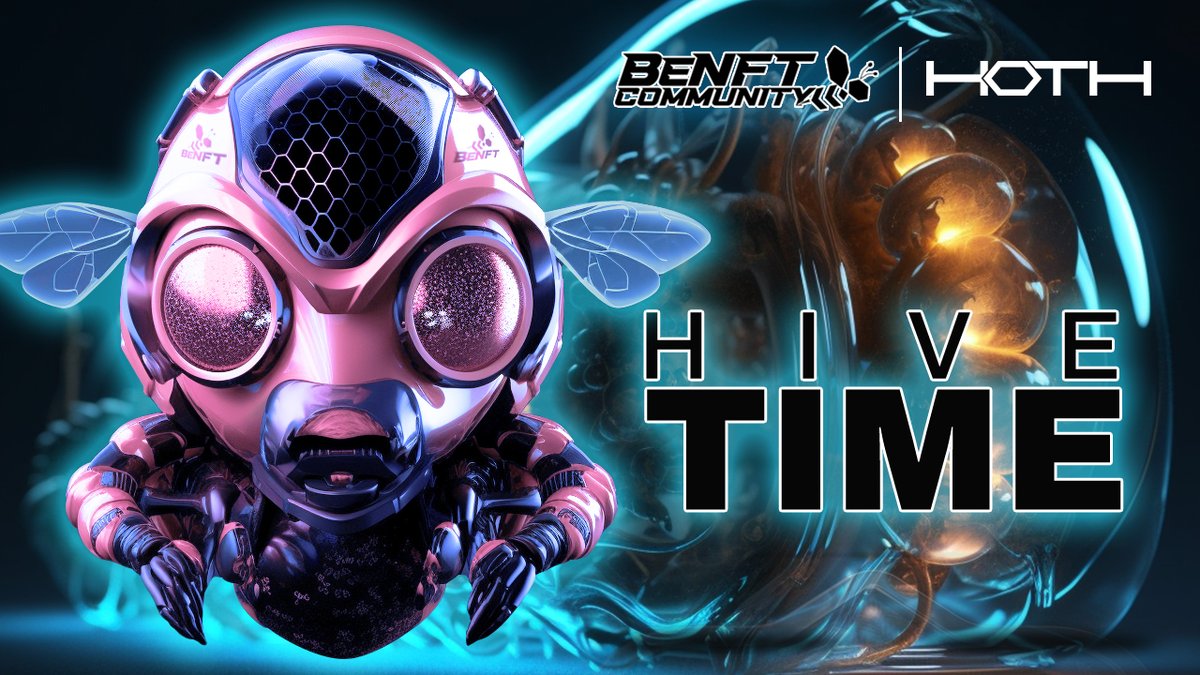 BeAI (@beai_io) on Twitter photo New Hive Time space coming right up! Every Wednesday you get to:
✅Learn
✅Vibe
✅Win
This week we have a special guest, as we'll be joined on stage by the awesome <a href="/ApeReunion/">Ape Reunion</a> 🔥
Don't forget to take your shot at 1 of 3 HOTH NFTs. Make sure you:
❤️Like/RT/Tag 3
🐝Follow New Hive Time space coming right up! Every Wednesday you get to:
✅Learn
✅Vibe
✅Win
This week we have a special guest, as we'll be joined on stage by the awesome <a href="/ApeReunion/">Ape Reunion</a> 🔥
Don't forget to take your shot at 1 of 3 HOTH NFTs. Make sure you:
❤️Like/RT/Tag 3
🐝Follow