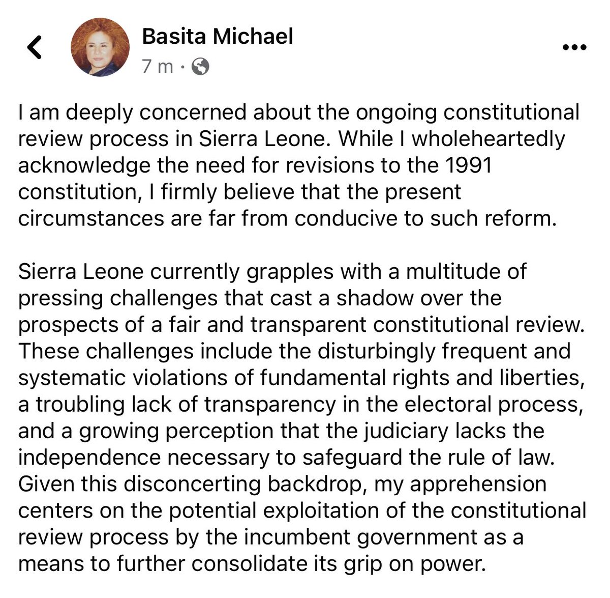 MichaelBasita's tweet image. #Constitution #constitutionalreviewprocess #SierraLeone