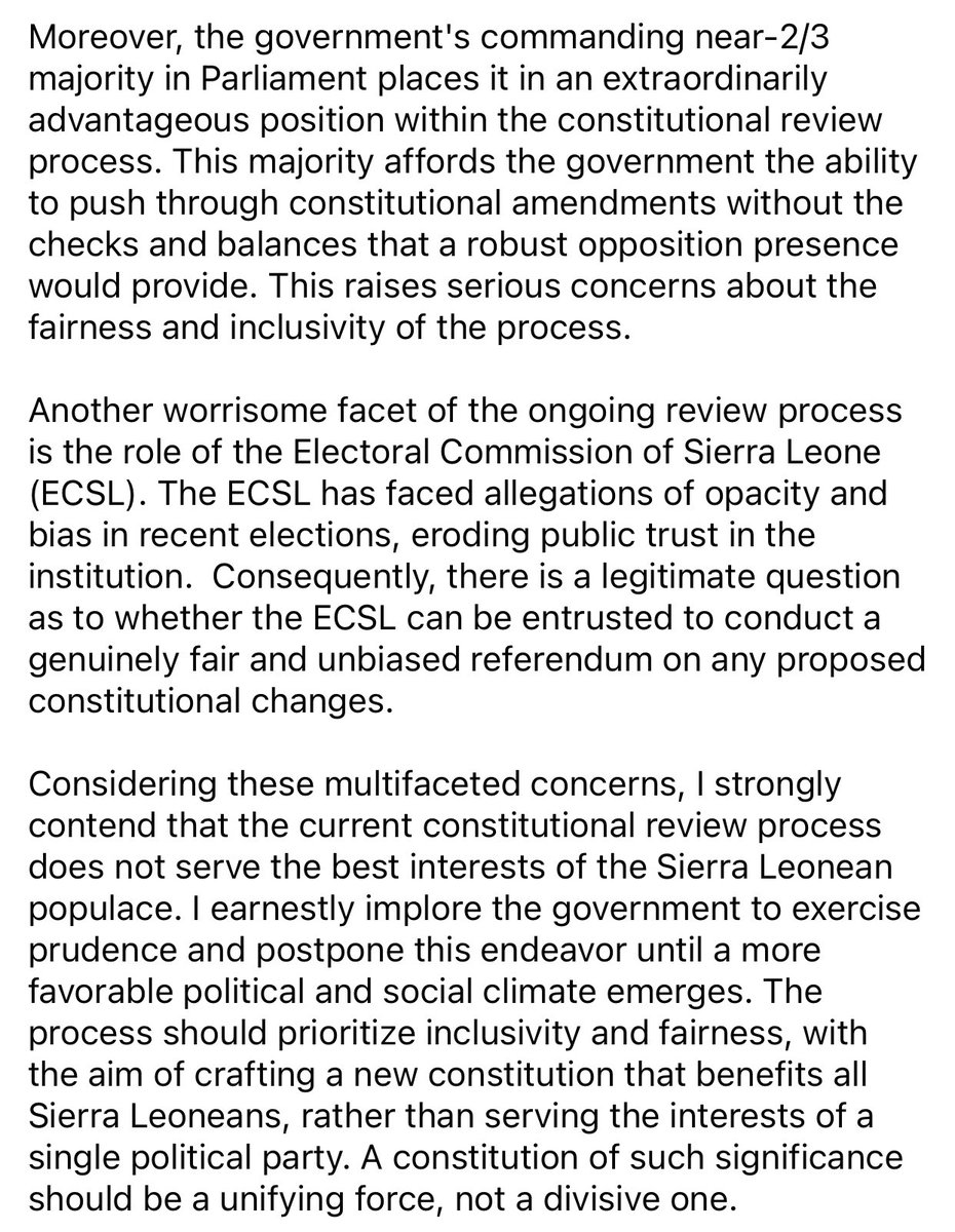 MichaelBasita's tweet image. #Constitution #constitutionalreviewprocess #SierraLeone