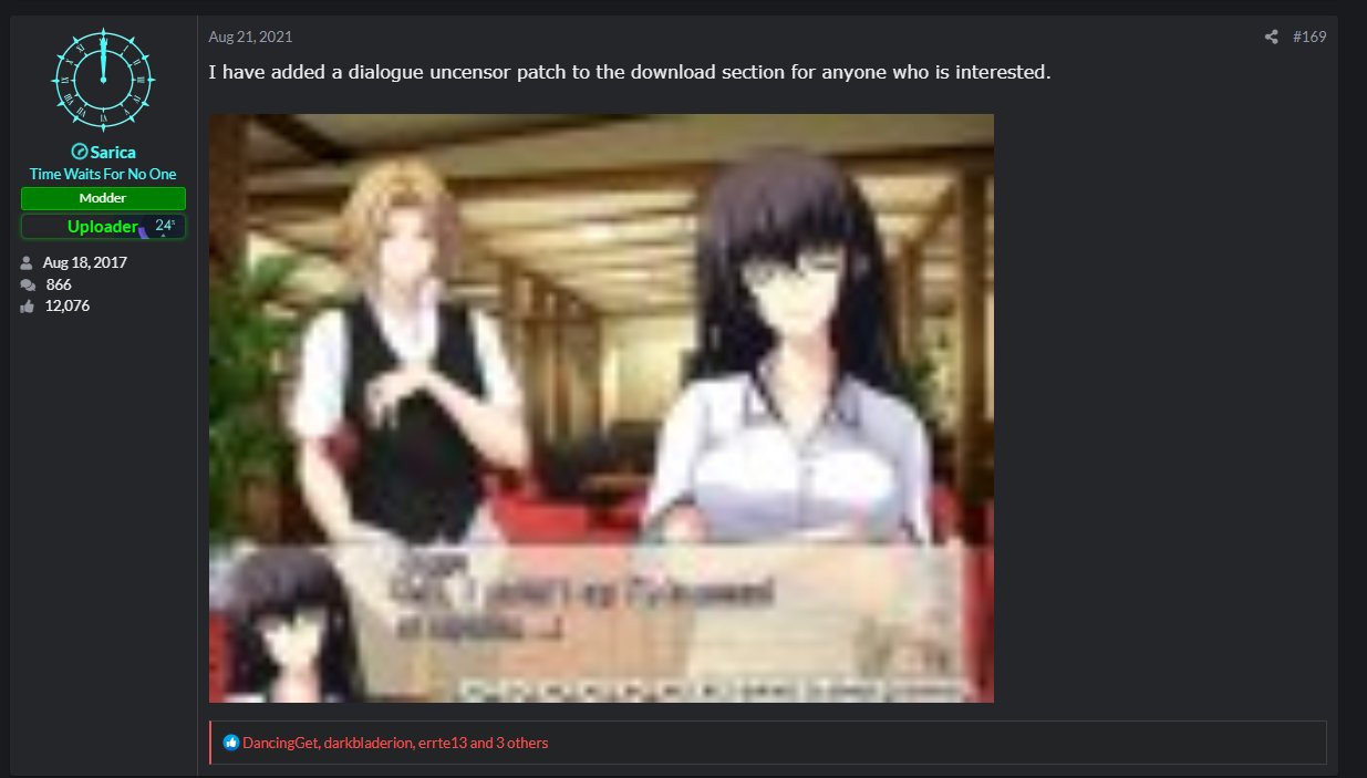 OtakuNijikon on X: The above censorship is from Majikoi A-4. There is a  modder at the f95zone forum who made an uncensor patch. It is sad however  that now even fan TLs