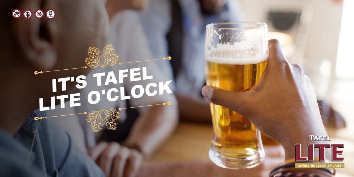 TafelLite's tweet photo. Close the day off with a crisp #TafelLite #HustleNowShineLater https://t.co/d6fIglRuGf