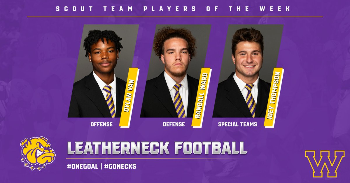 WIUFootball's tweet photo. Congrats to our Week 1 Scout Team Players of the Week https://t.co/JNE2G7ecPf