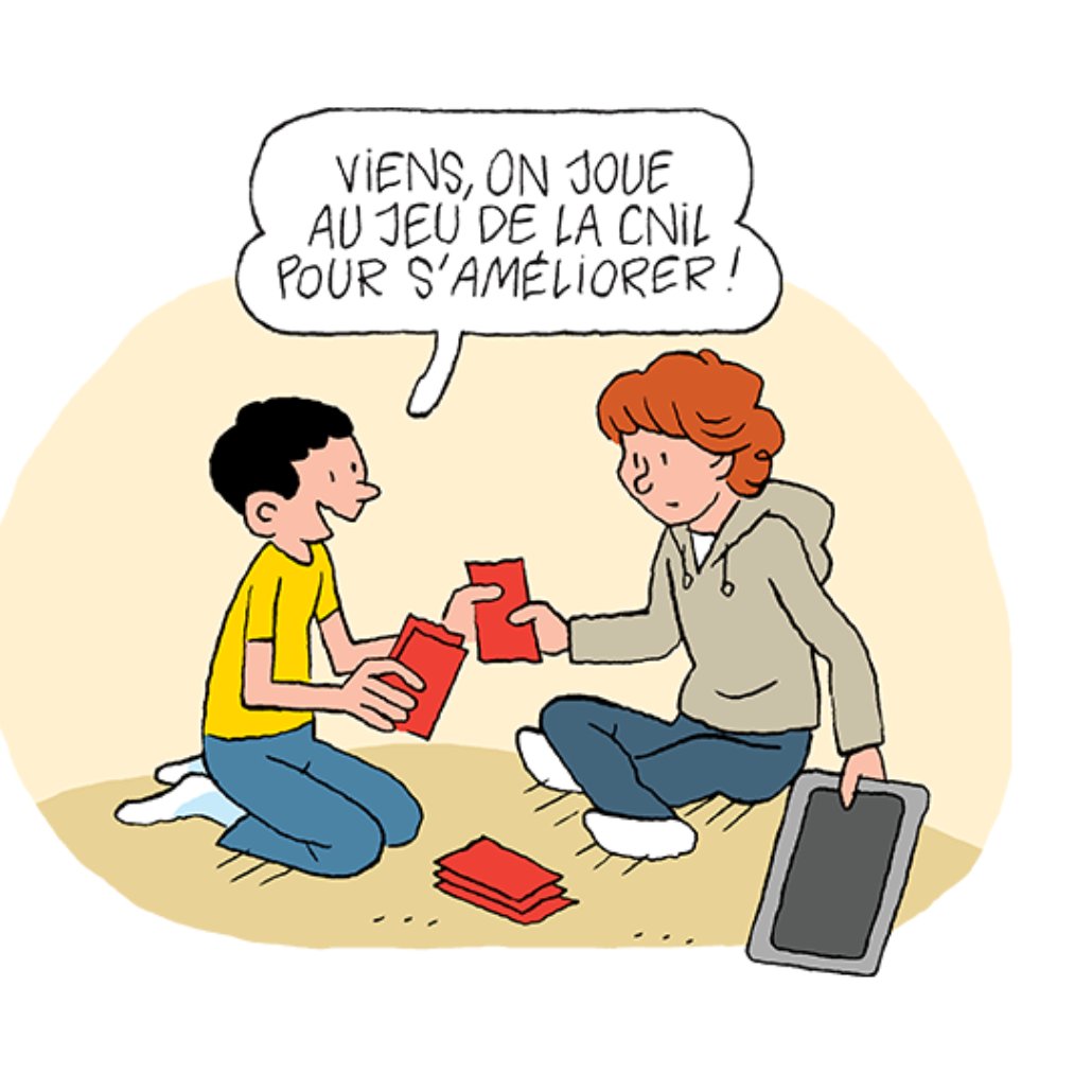 #ViePrivée | Un #JeuDeCartes <a href="/CNIL/">CNIL</a> pour « rester net sur Internet ! »   
Une ressource 2022 composée de :
♠️ 41 cartes « Question »
♣️ 3 cartes « Réponse »
♥️ 4 cartes « Atout »
♦️ 2 cartes « Règle du jeu »

🃏 cnil.fr/fr/education/u…