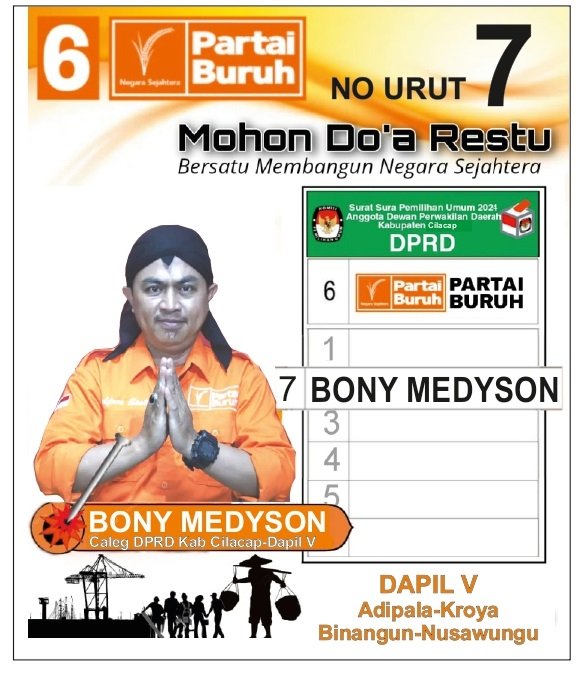 bclapan's tweet photo. BONY Meydison, caleg partai buru.  #onezoland https://t.co/0Yu0KvnDcD