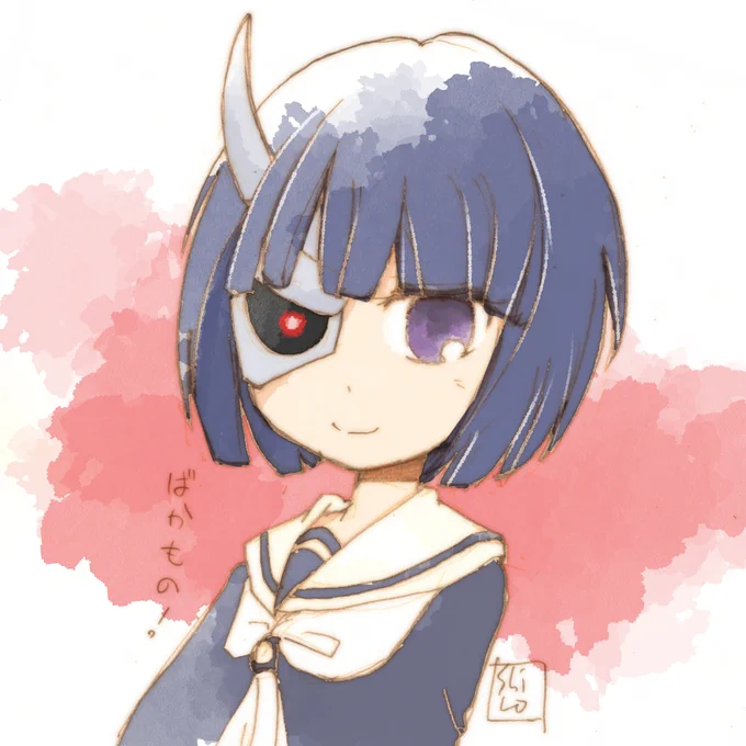 ひとり足りなかったので今描いた(・×・)
#声優が同じ四人の画面を貼るこのタグ見た人もやる 