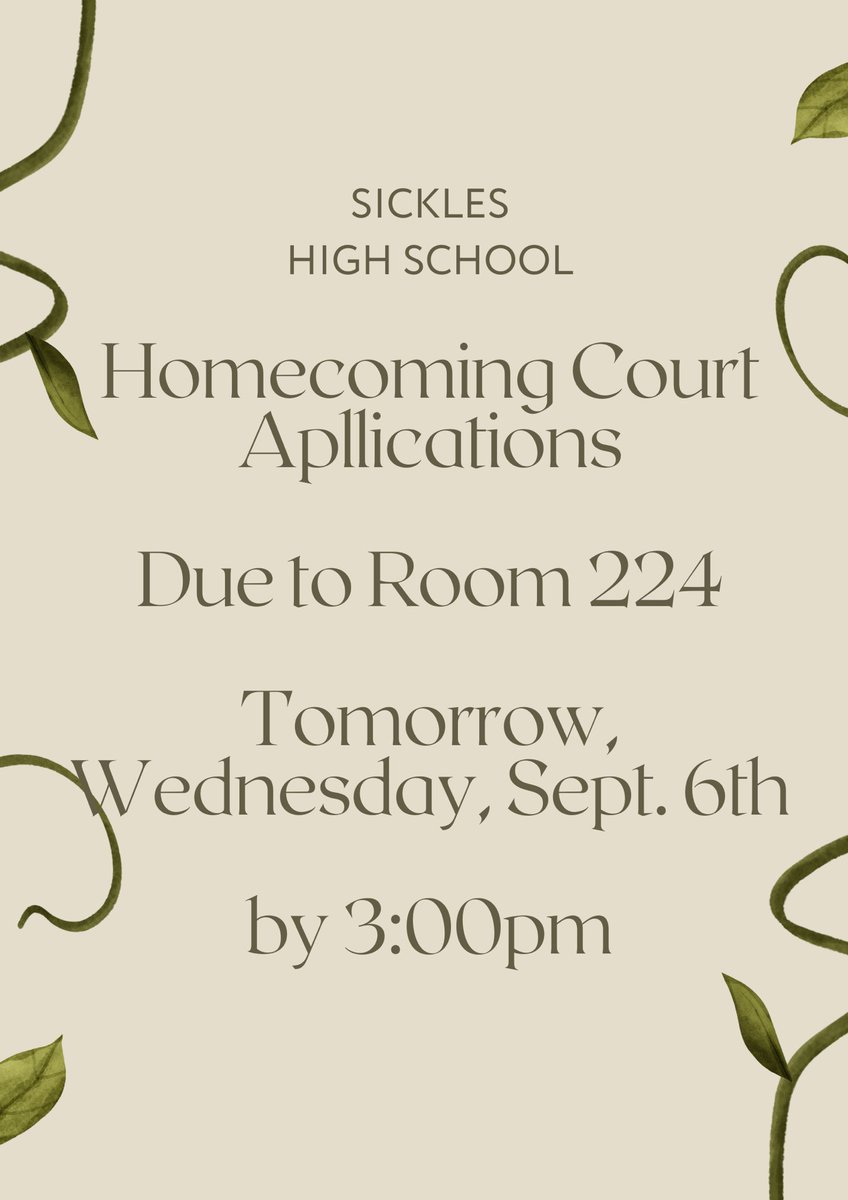 Sickles High School (@sickleshigh) on Twitter photo 