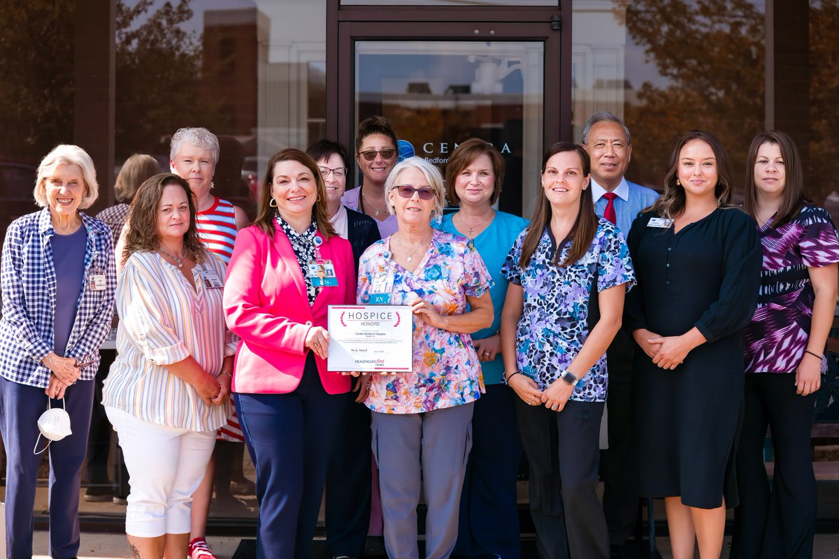 Centra Hospice Bedford was recently awarded #HCAHPSHonors for going above and beyond in providing quality care for patients and Caregivers. The team was recognized as one of the highest performing agencies. Congratulations! Learn more: healthcarefirst.com/hospice-honors/